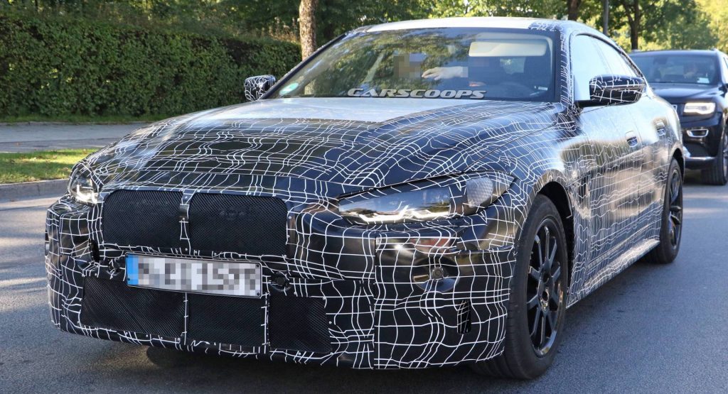  2021 BMW 4 Series Gran Coupe Spotted Again As Kidney Grille Suspense Builds Up