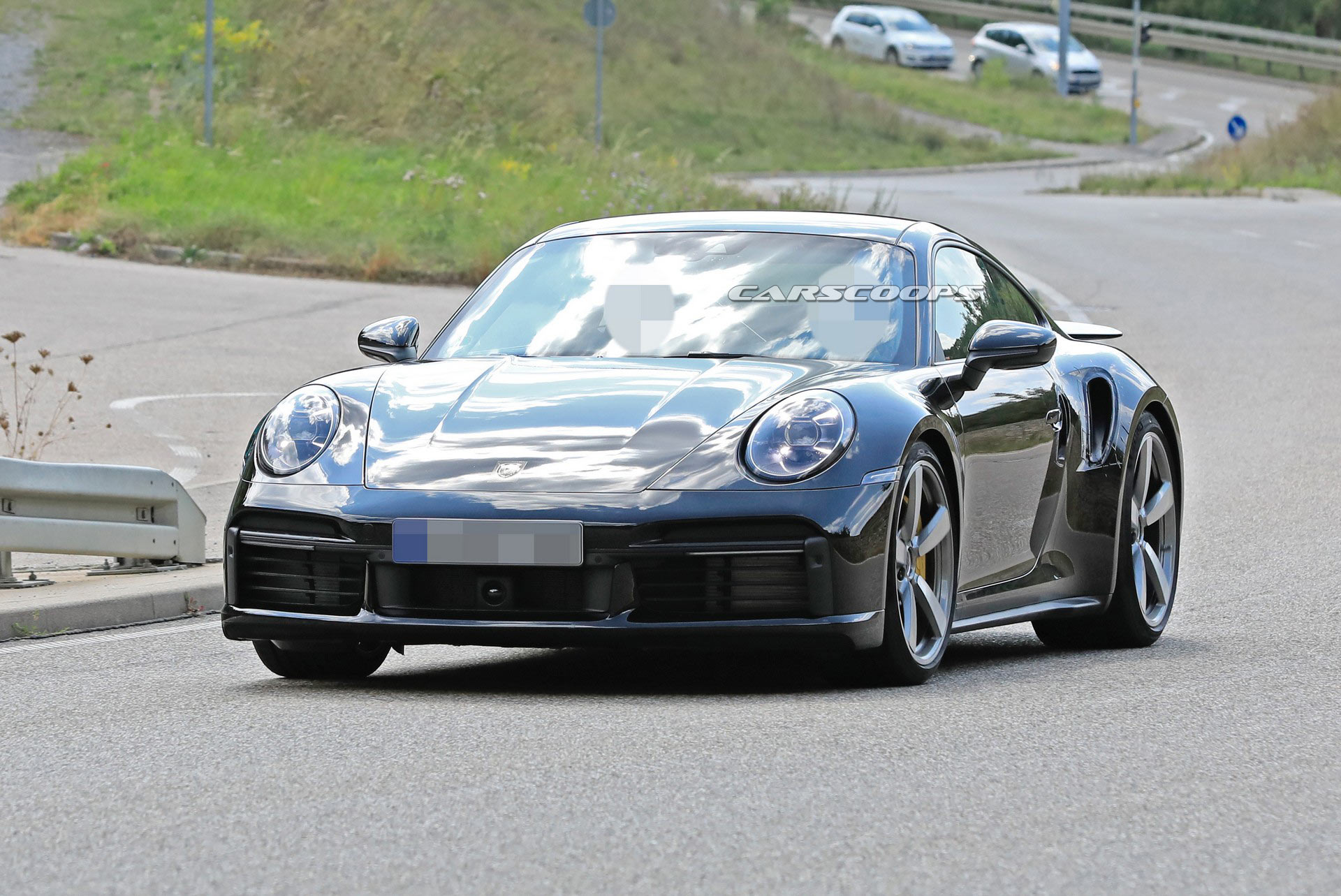 2020 Porsche 911 (992) Turbo Coupe And Cabriolet Spotted Virtually Undisguised (Again)
