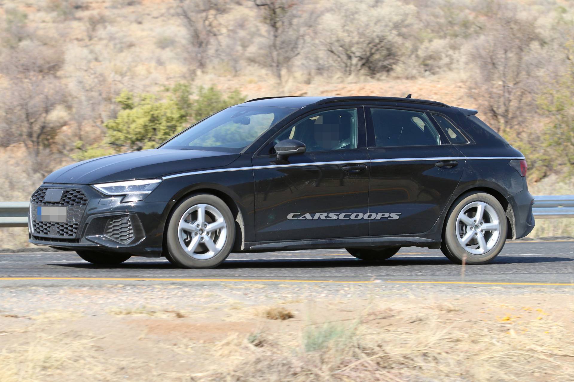 Audi A3 Sportback Facelift Spied Wearing Very Light Camouflage