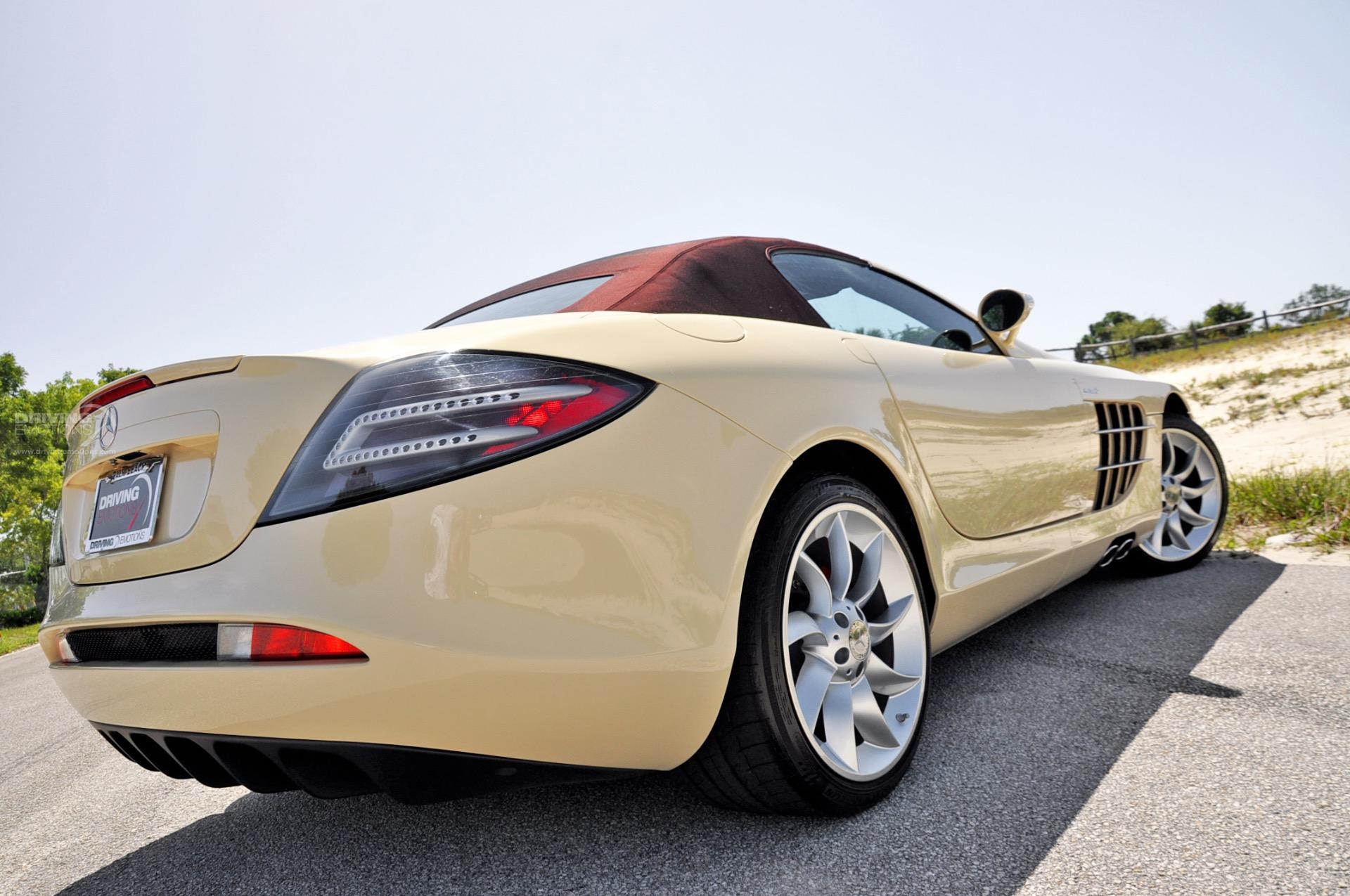 Beige 2009 Mercedes SLR McLaren Roadster Is One Of A Kind, Thankfully