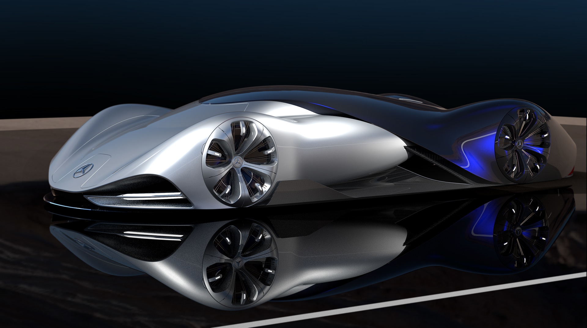 This Wild Mercedes-Benz Le Mans Concept Is Futuristic And Sleek
