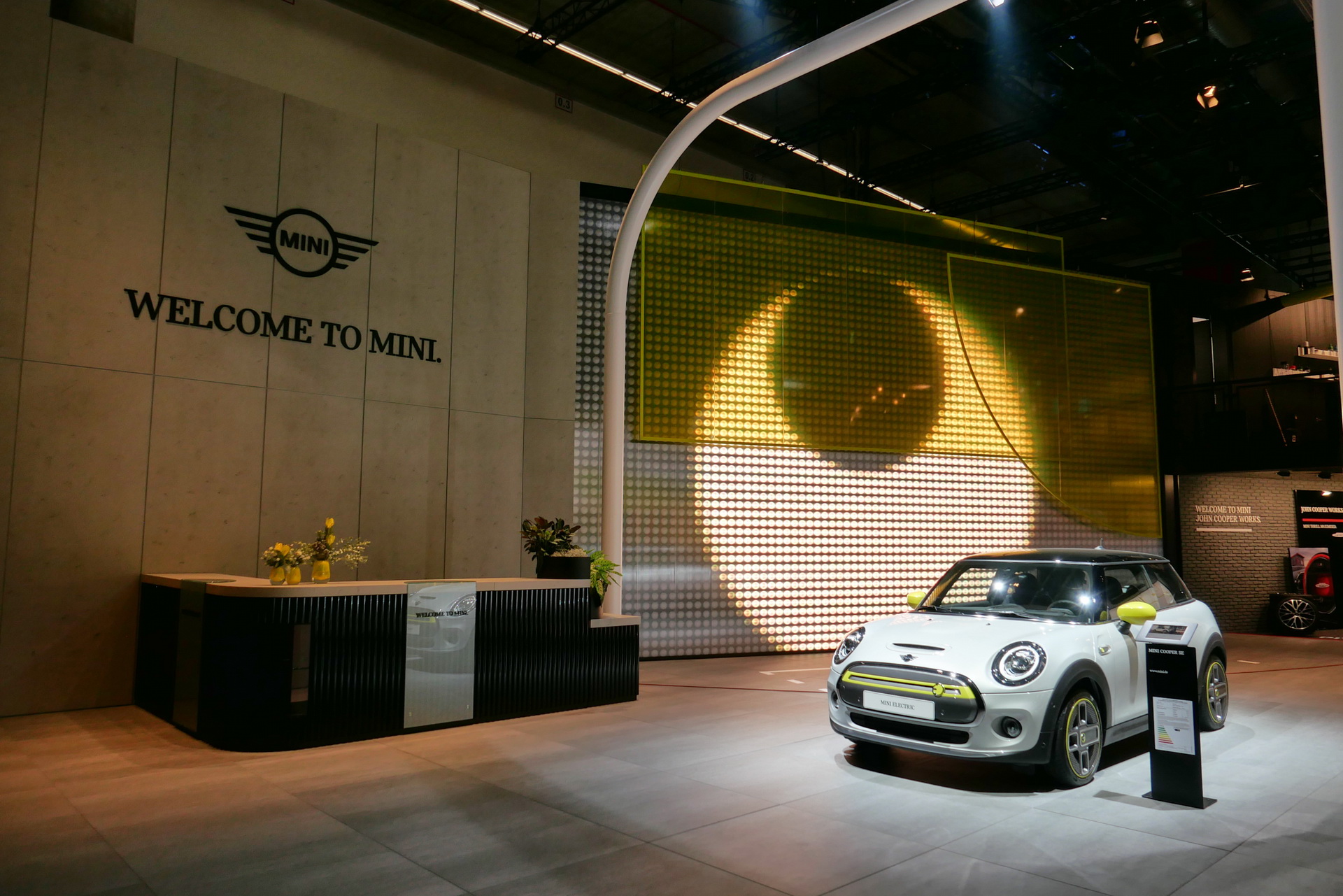 Mini’s New Electric Cooper SE Poses Under The Frankfurt Lights
