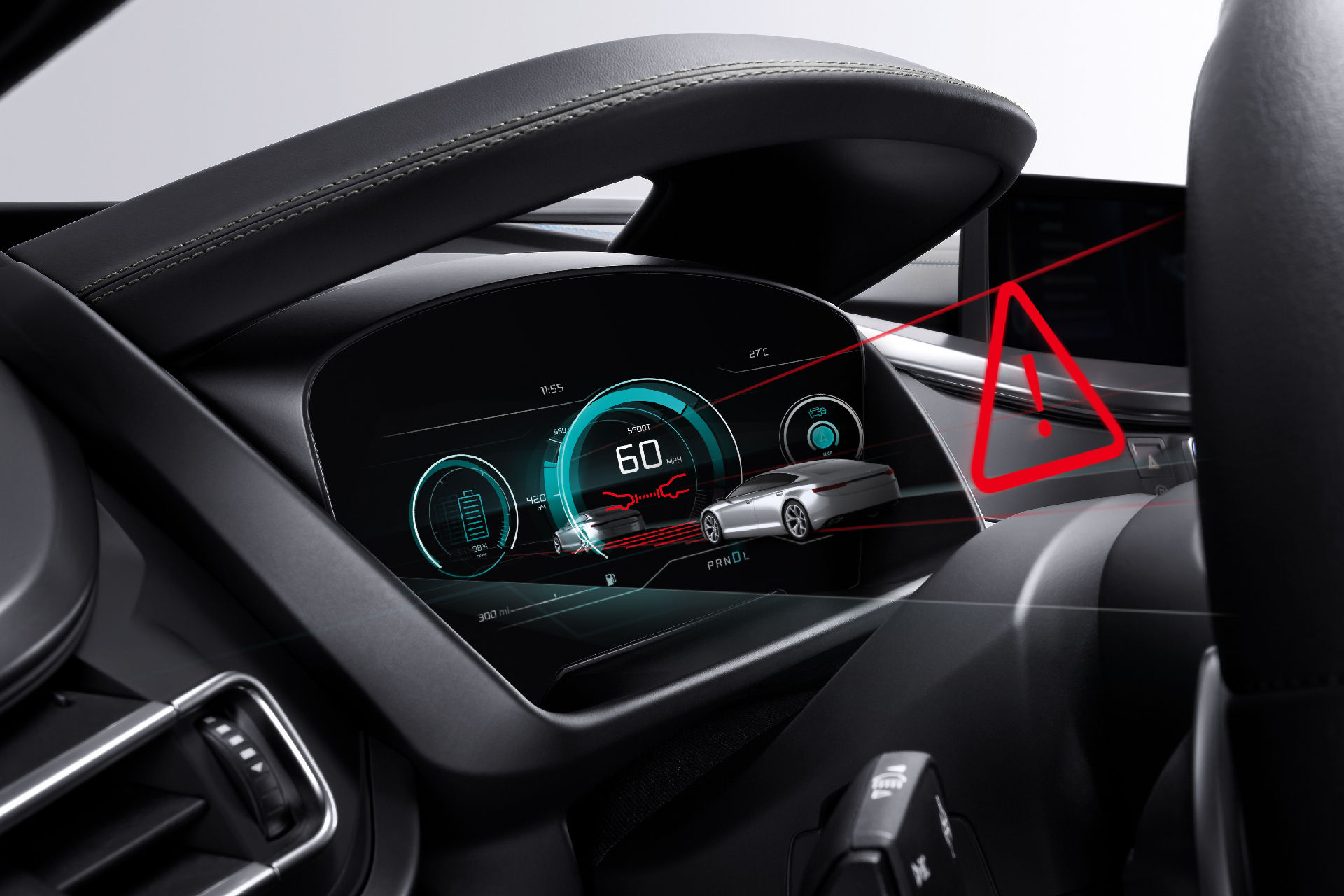 3D Instrument Cluster By Bosch Makes Alerts Seem Like They “Jump Out Of The Display”
