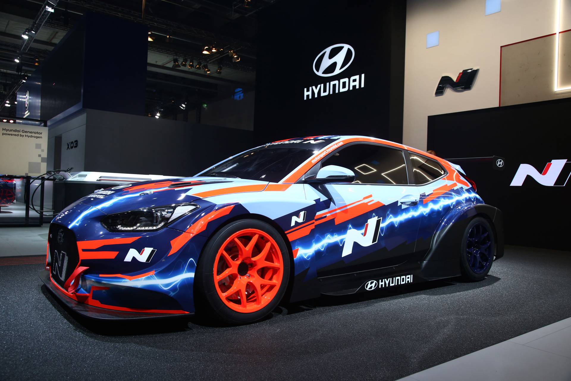 Hyundai Veloster N ETCR Is A RWD Racer With Four Mid-Mounted Electric Motors