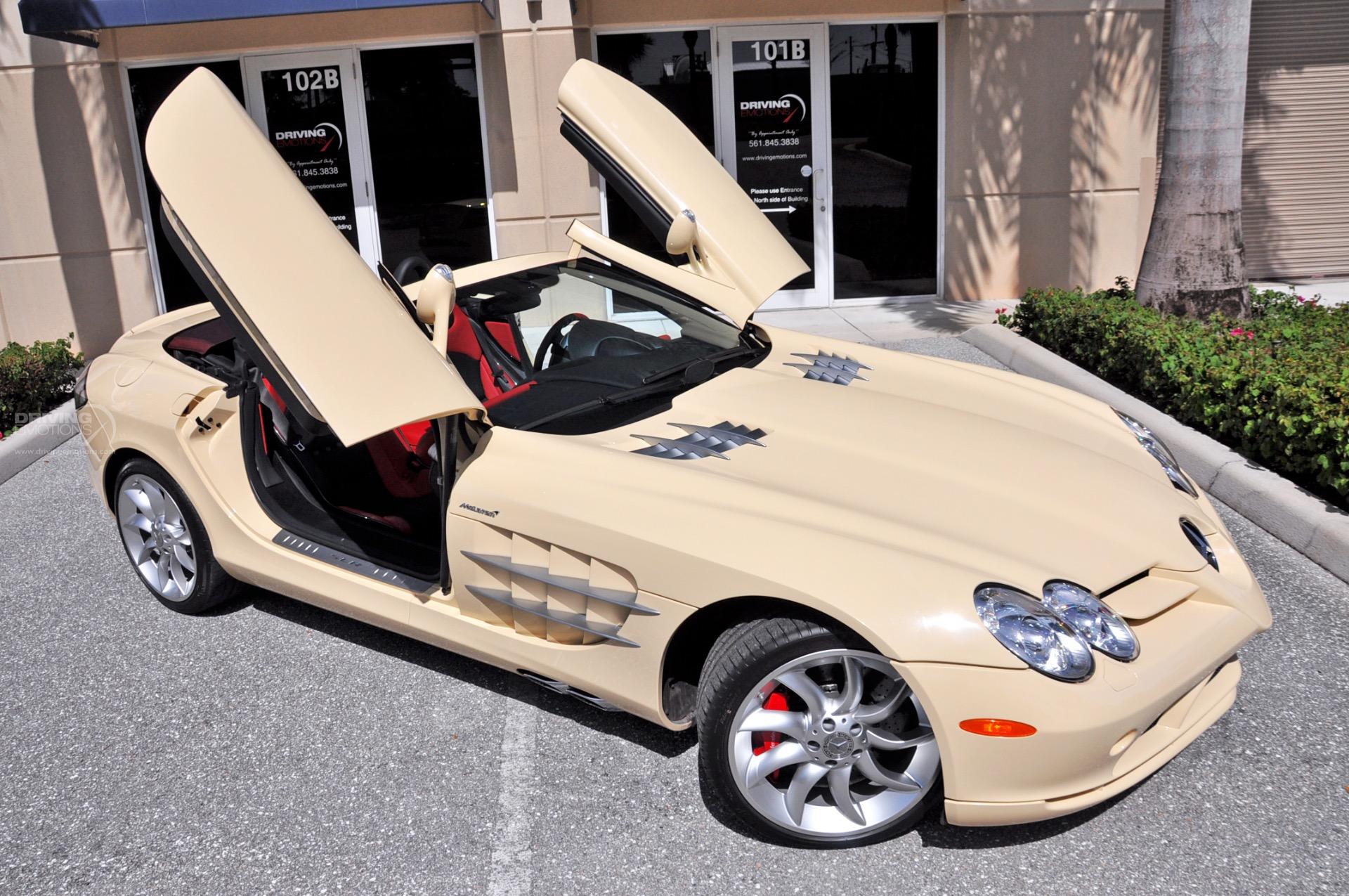 Beige 2009 Mercedes SLR McLaren Roadster Is One Of A Kind, Thankfully