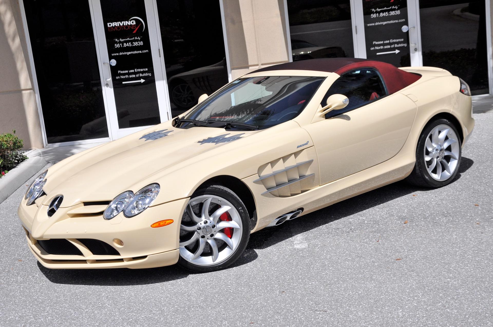Beige 2009 Mercedes SLR McLaren Roadster Is One Of A Kind, Thankfully