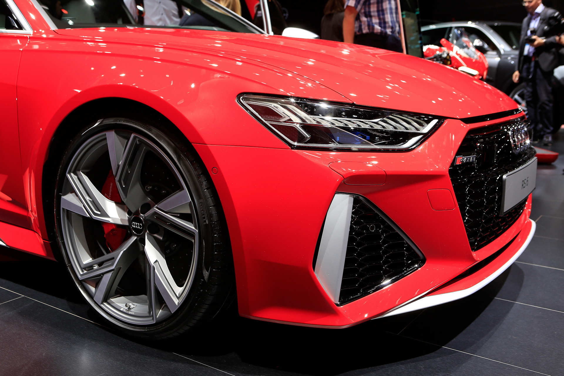 Glossy Red 2020 Audi RS6 Avant Is Frankfurt’s Most Extreme Family Car (And We Love It For That)