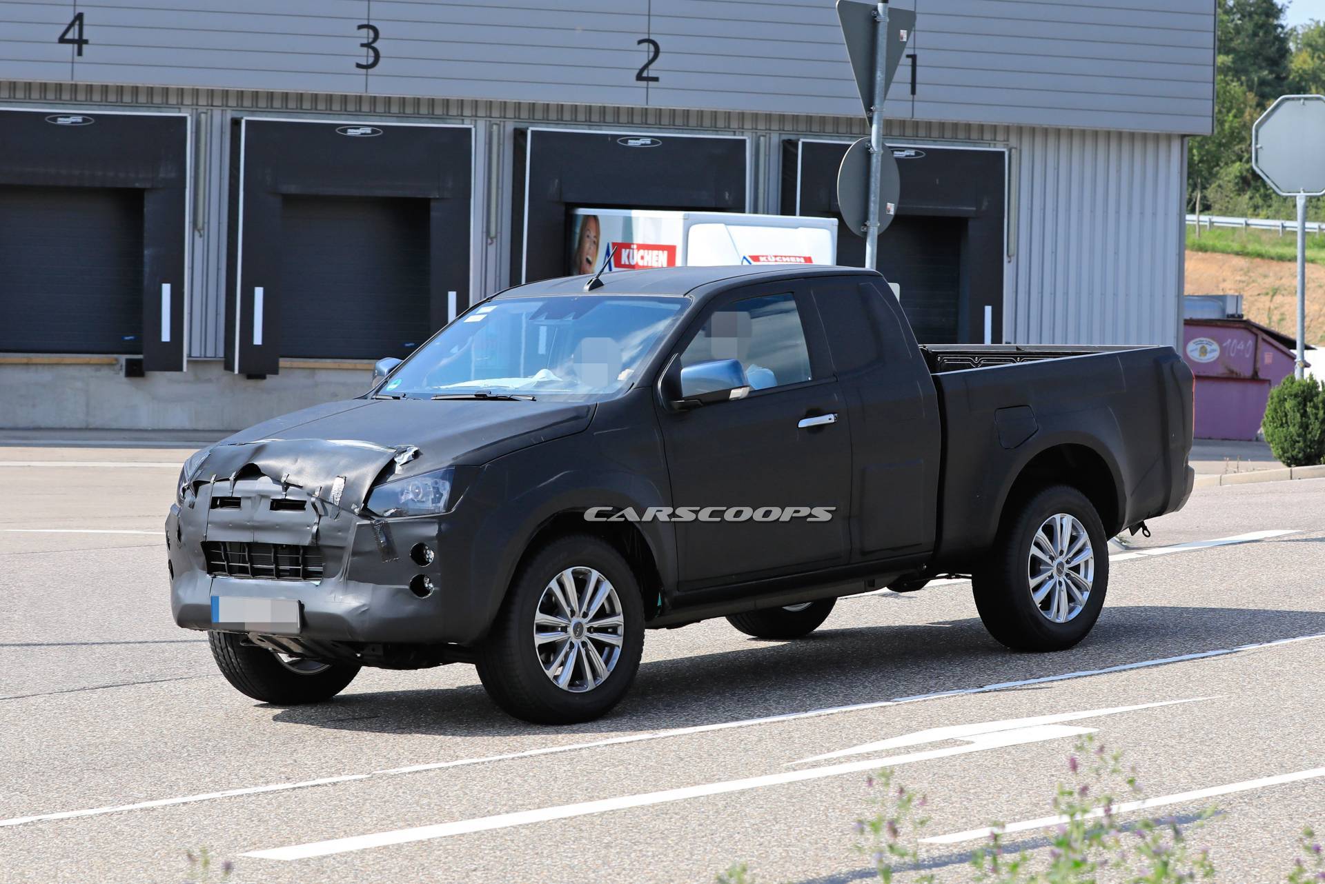 2020 Isuzu D-Max Spotted Testing Extended Cab Body