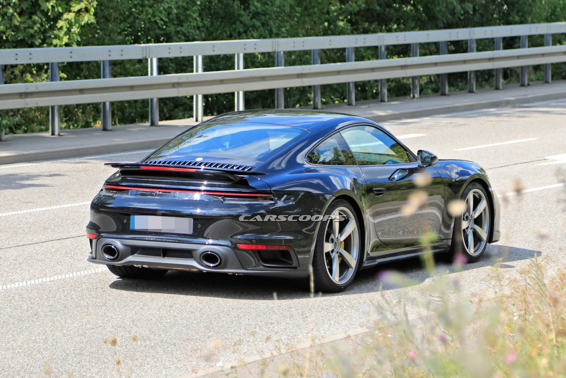 2020 Porsche 911 (992) Turbo Coupe And Cabriolet Spotted Virtually Undisguised (Again)