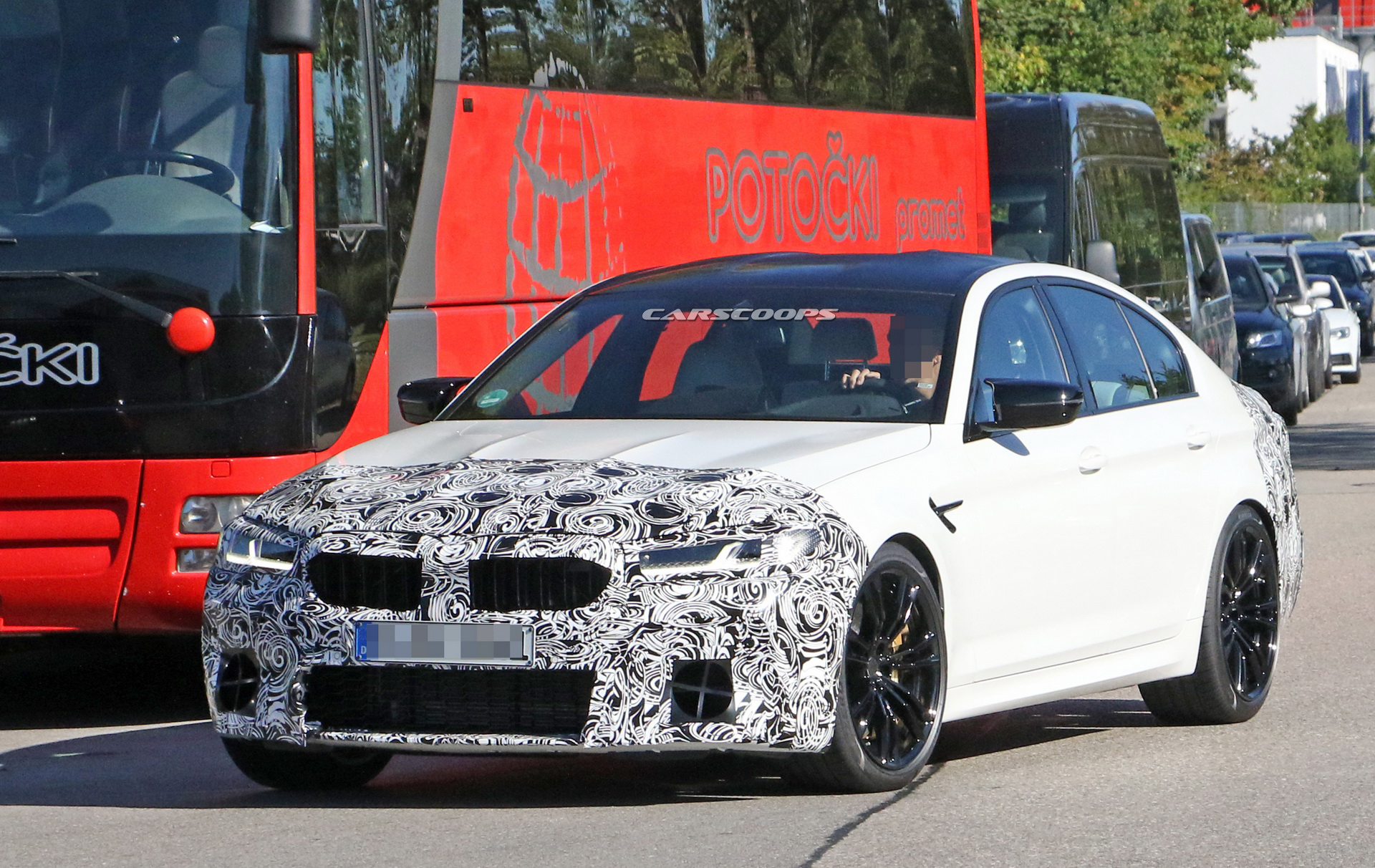 2021 BMW M5 Facelift: Super Sedan Provides A Peek At Its New Headlights, No Gaping Grille