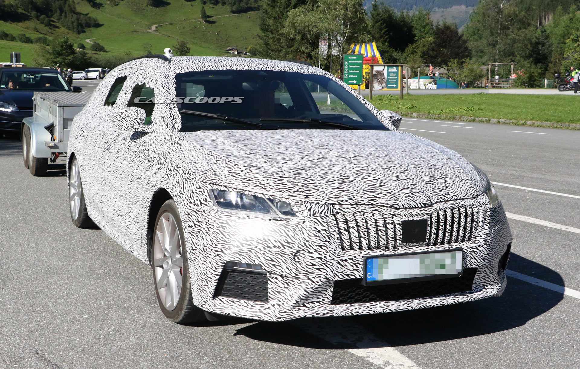 2021 Skoda Octavia Combi RS Spied And Crashed Within A Matter Of Minutes