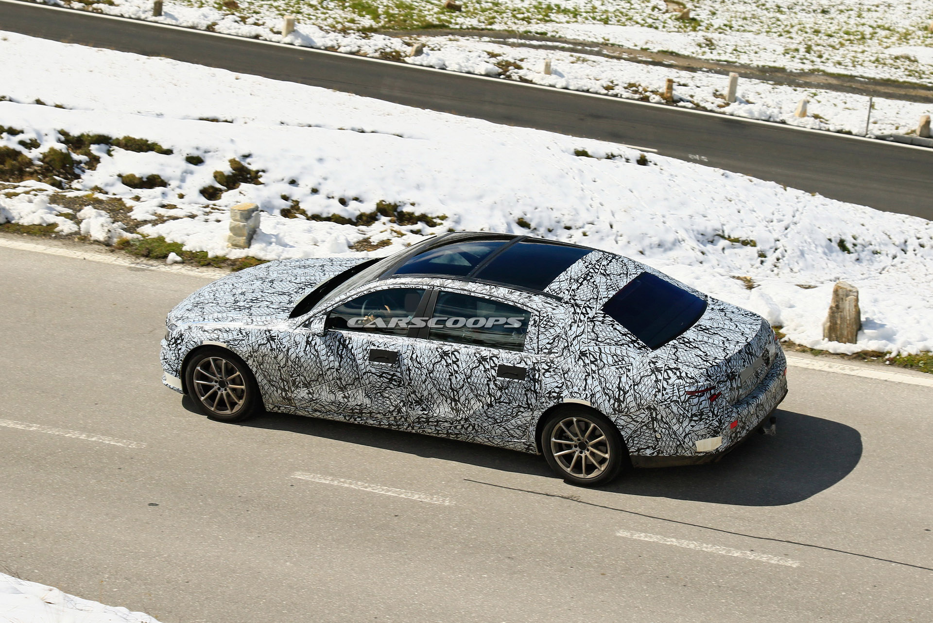 2020 Mercedes-Maybach S-Class Prototype Takes To The Alps