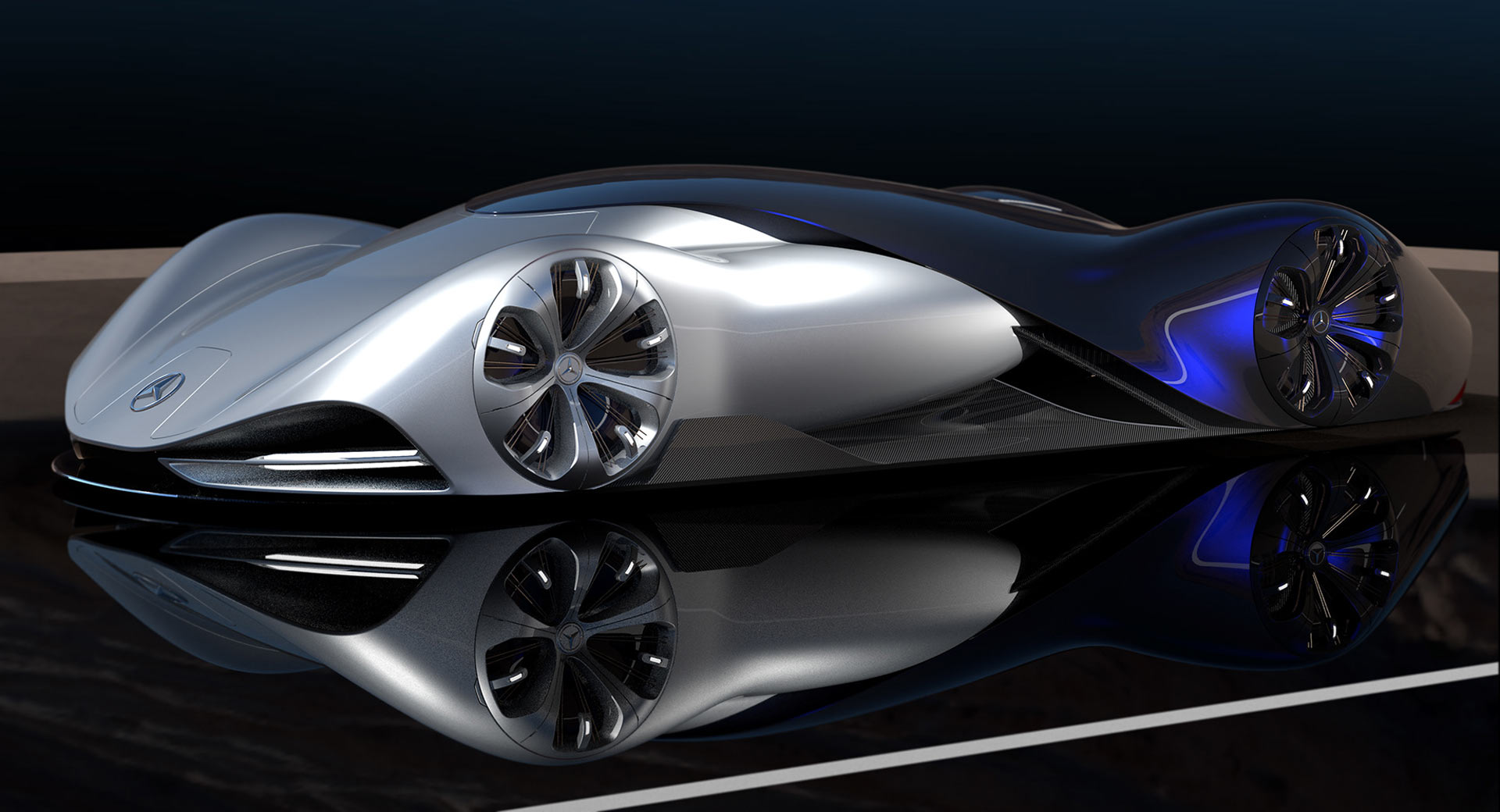 This Wild MercedesBenz Le Mans Concept Is Futuristic And Sleek Carscoops