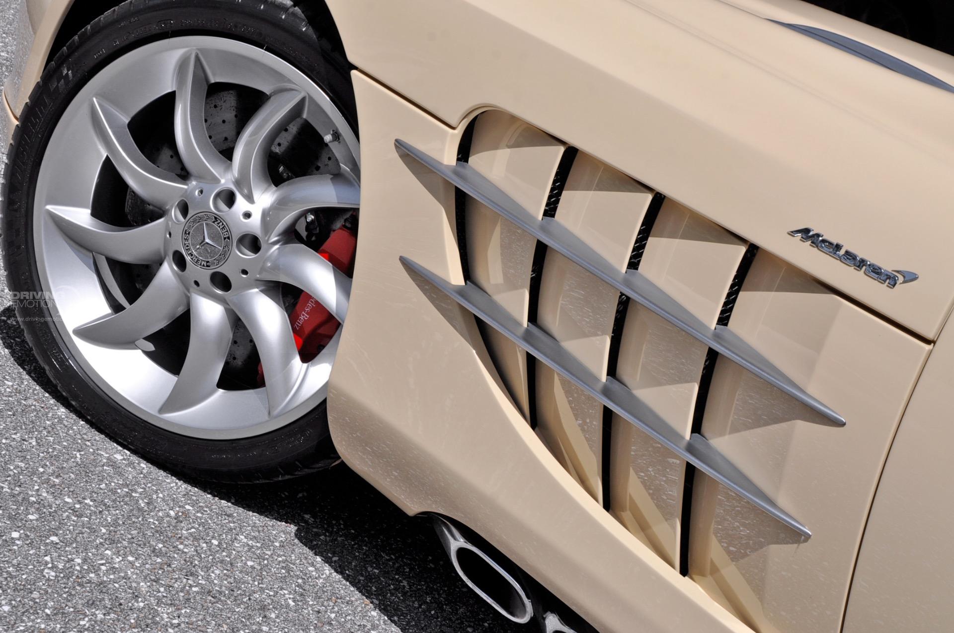 Beige 2009 Mercedes SLR McLaren Roadster Is One Of A Kind, Thankfully