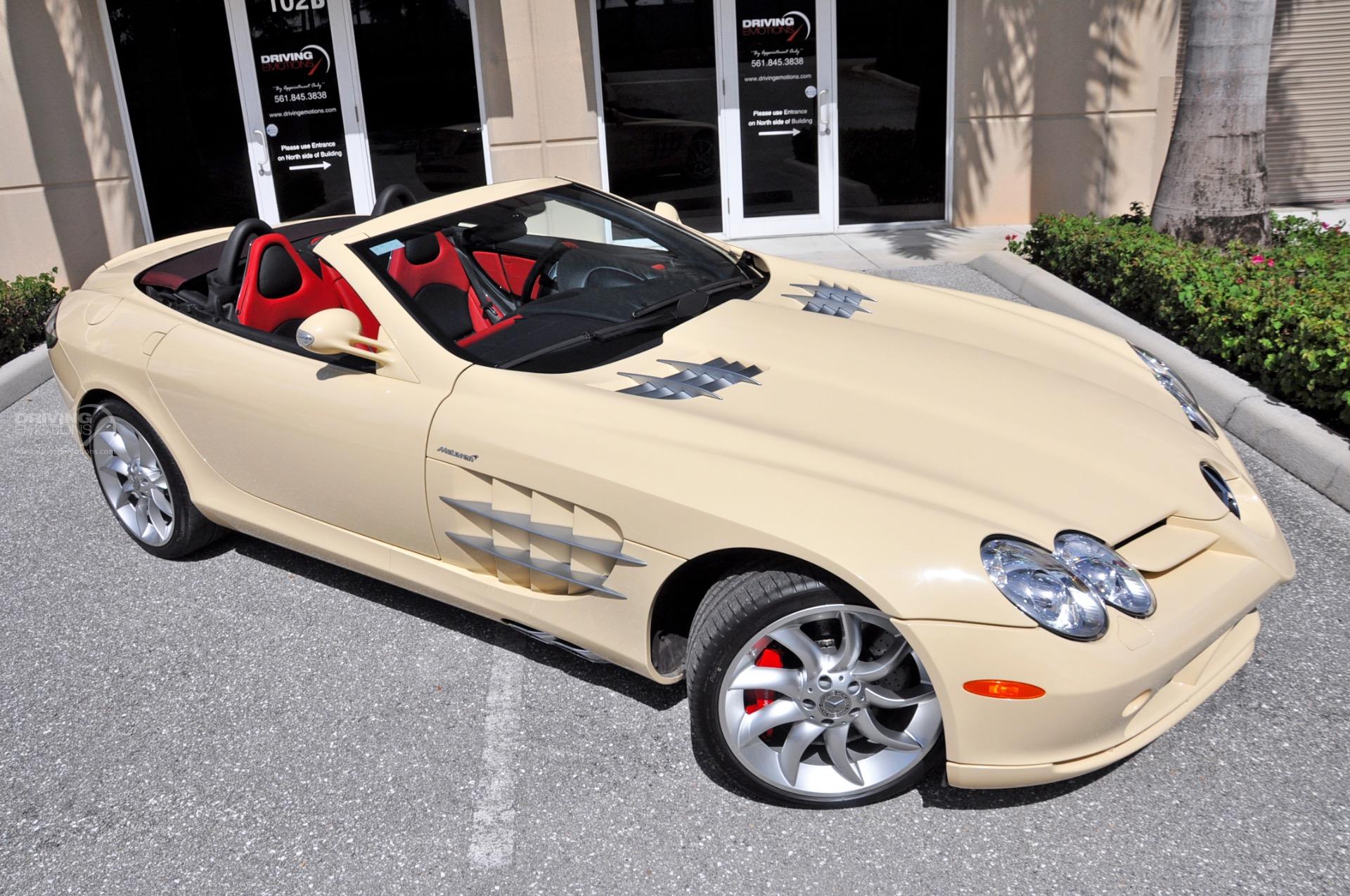 Beige 2009 Mercedes SLR McLaren Roadster Is One Of A Kind, Thankfully