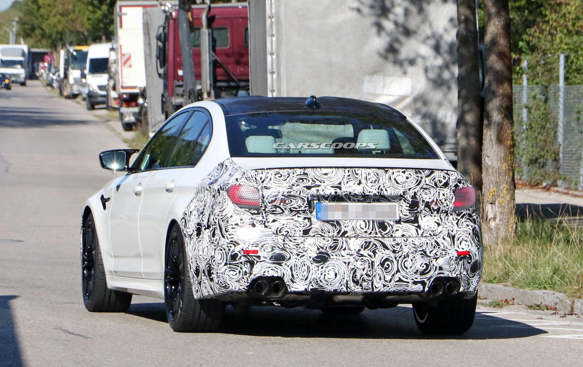 2021 BMW M5 Facelift: Super Sedan Provides A Peek At Its New Headlights, No Gaping Grille