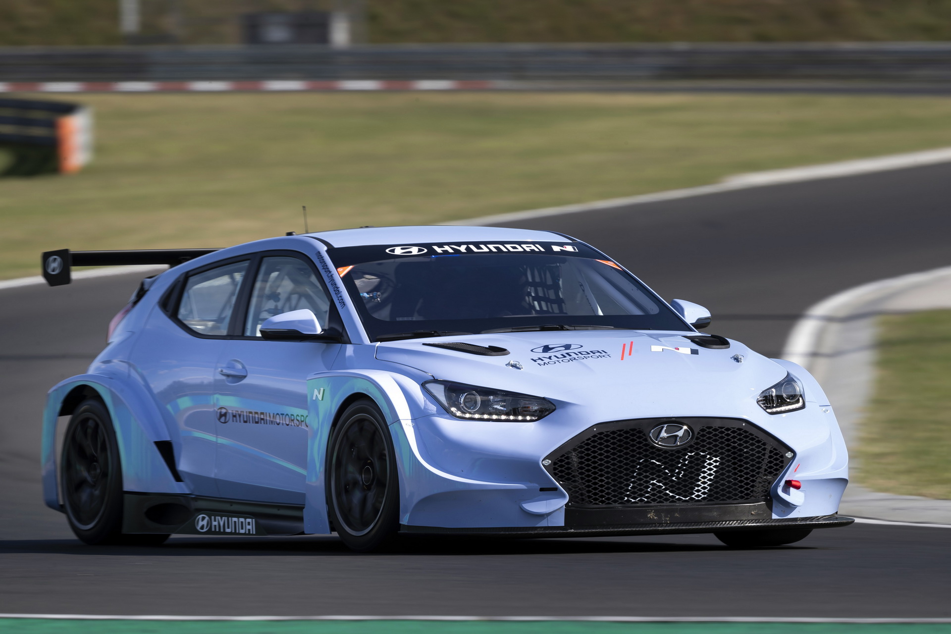 Hyundai Starts Real-Life Testing Of Electric Veloster N ETCR Racer