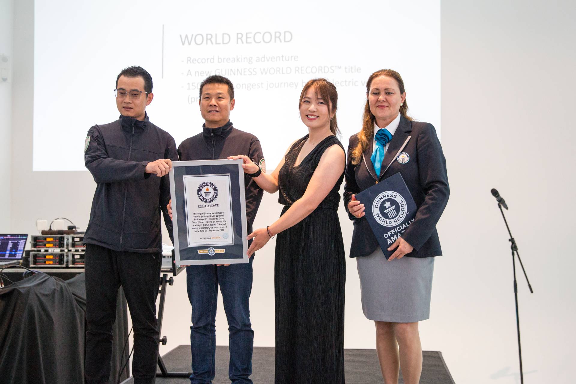 Aiways U5 EV Reaches Frankfurt After Epic 9,334-Mile Drive From China, Sets World Record