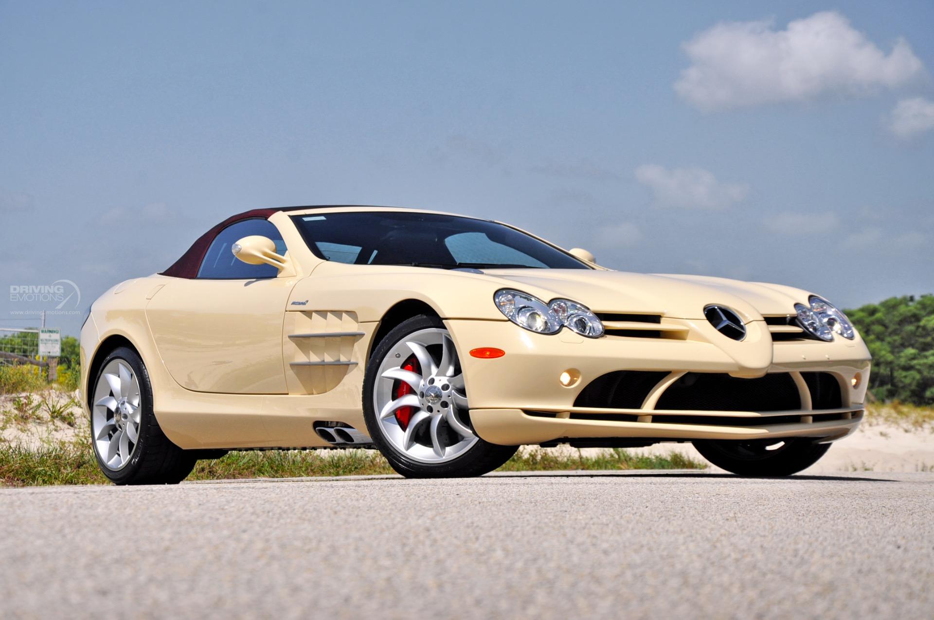 Beige 2009 Mercedes SLR McLaren Roadster Is One Of A Kind, Thankfully