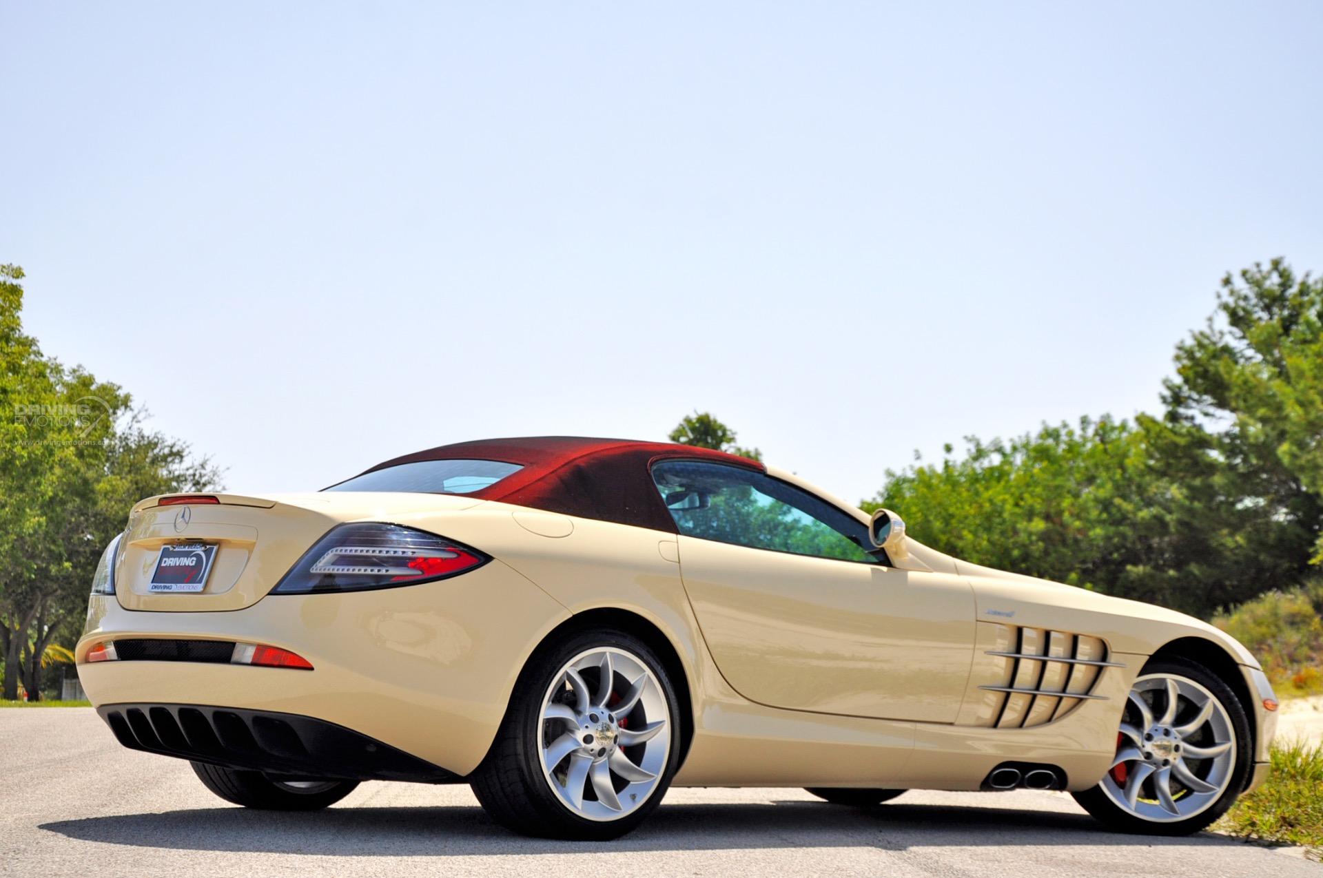 Beige 2009 Mercedes SLR McLaren Roadster Is One Of A Kind, Thankfully