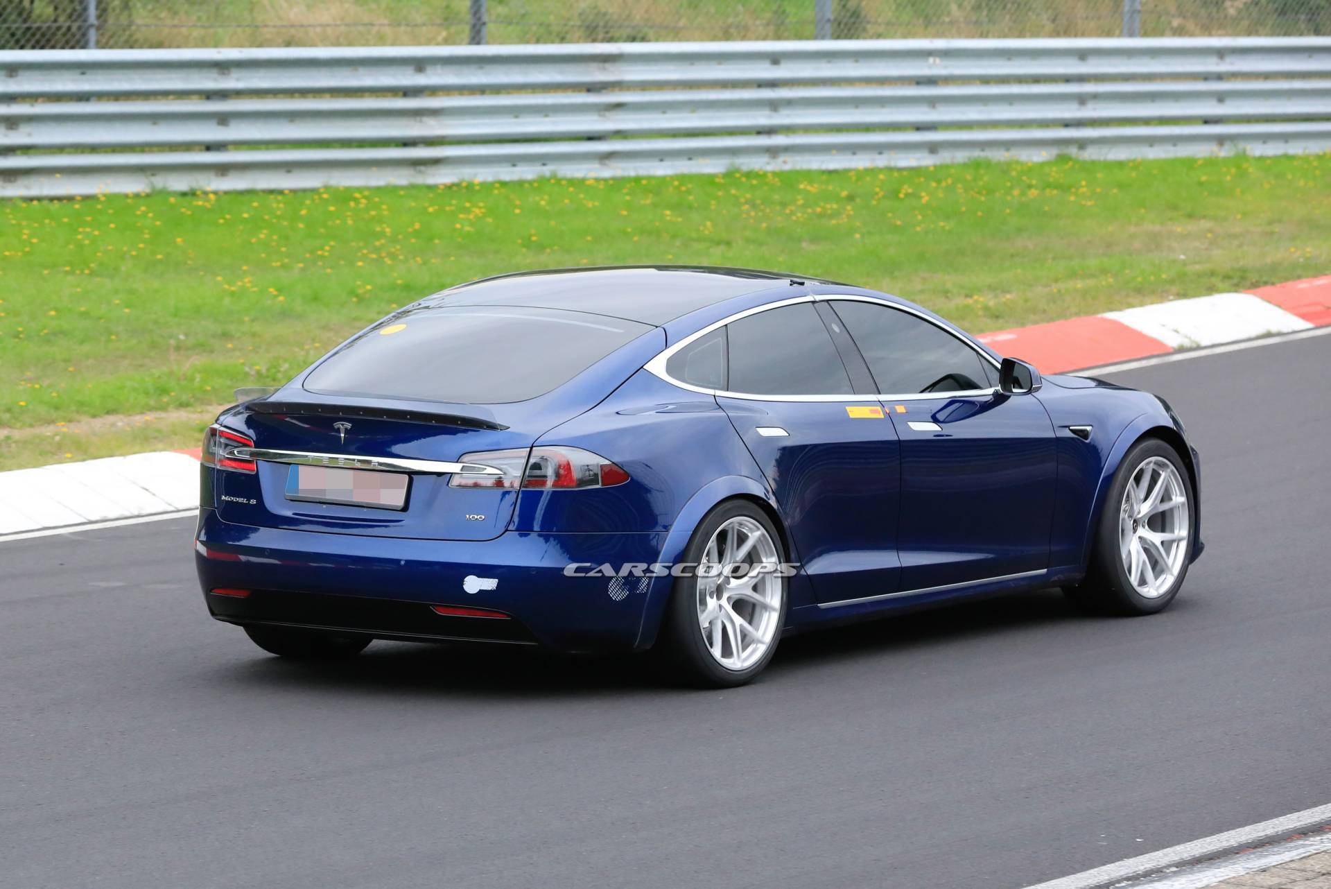 Tesla Model S Prototype Allegedly Demolishes Porsche Taycan’s ‘Ring Lap Record