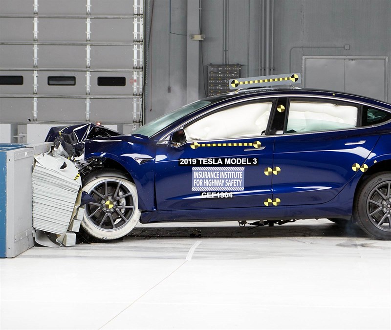 Tesla Model 3 Aces IIHS Safety Tests, Nabs Top Safety Pick+ Award