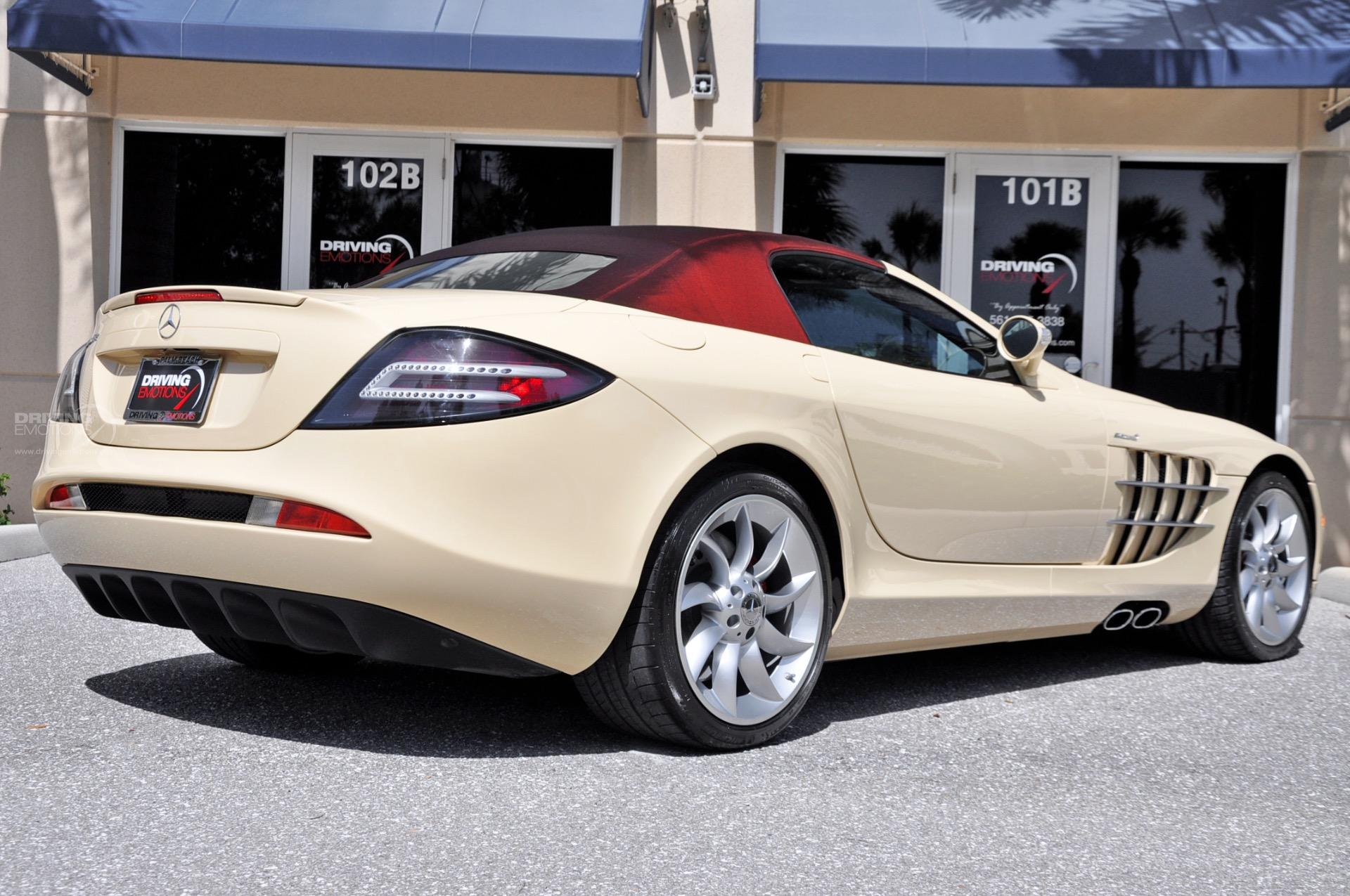 Beige 2009 Mercedes SLR McLaren Roadster Is One Of A Kind, Thankfully