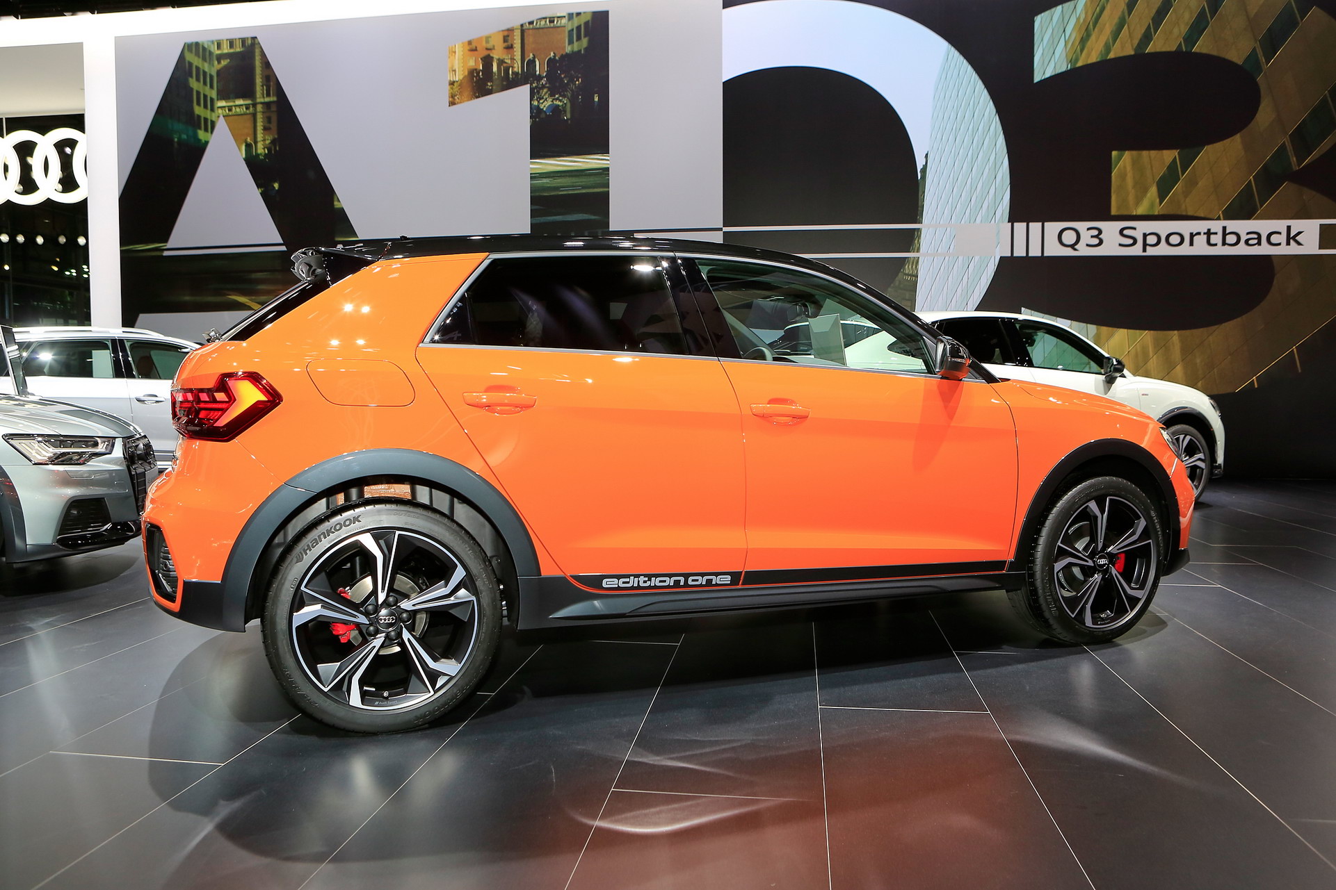 Audi A1 Citycarver Cuts A Dash In Frankfurt With Bright Orange Paint Job