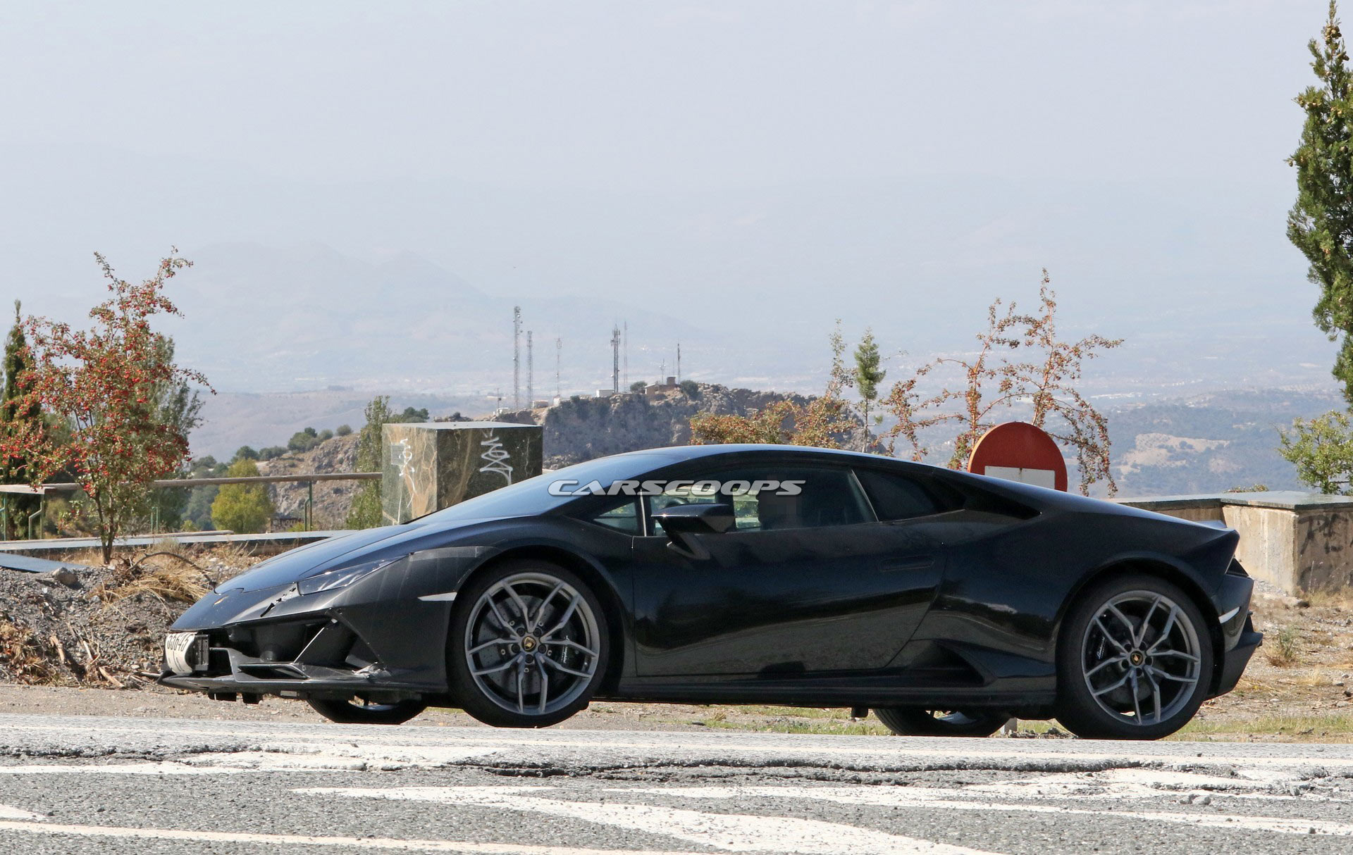 Mysterious Lamborghini Prototype Spied, Could Be The Huracan Performante Evo