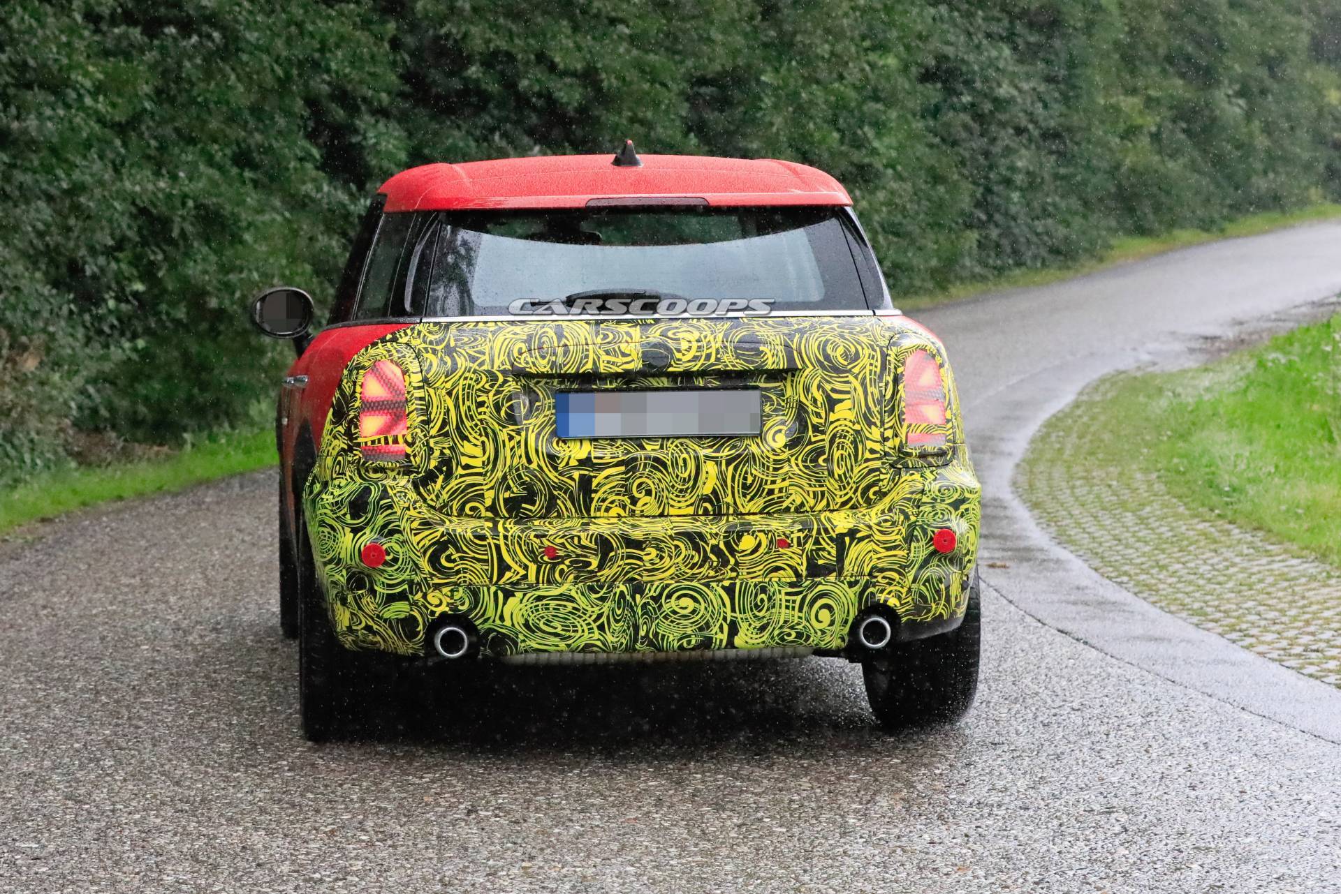 Facelifted 2021 Mini Countryman Reveals Its Union Jack-Styled LED Taillights