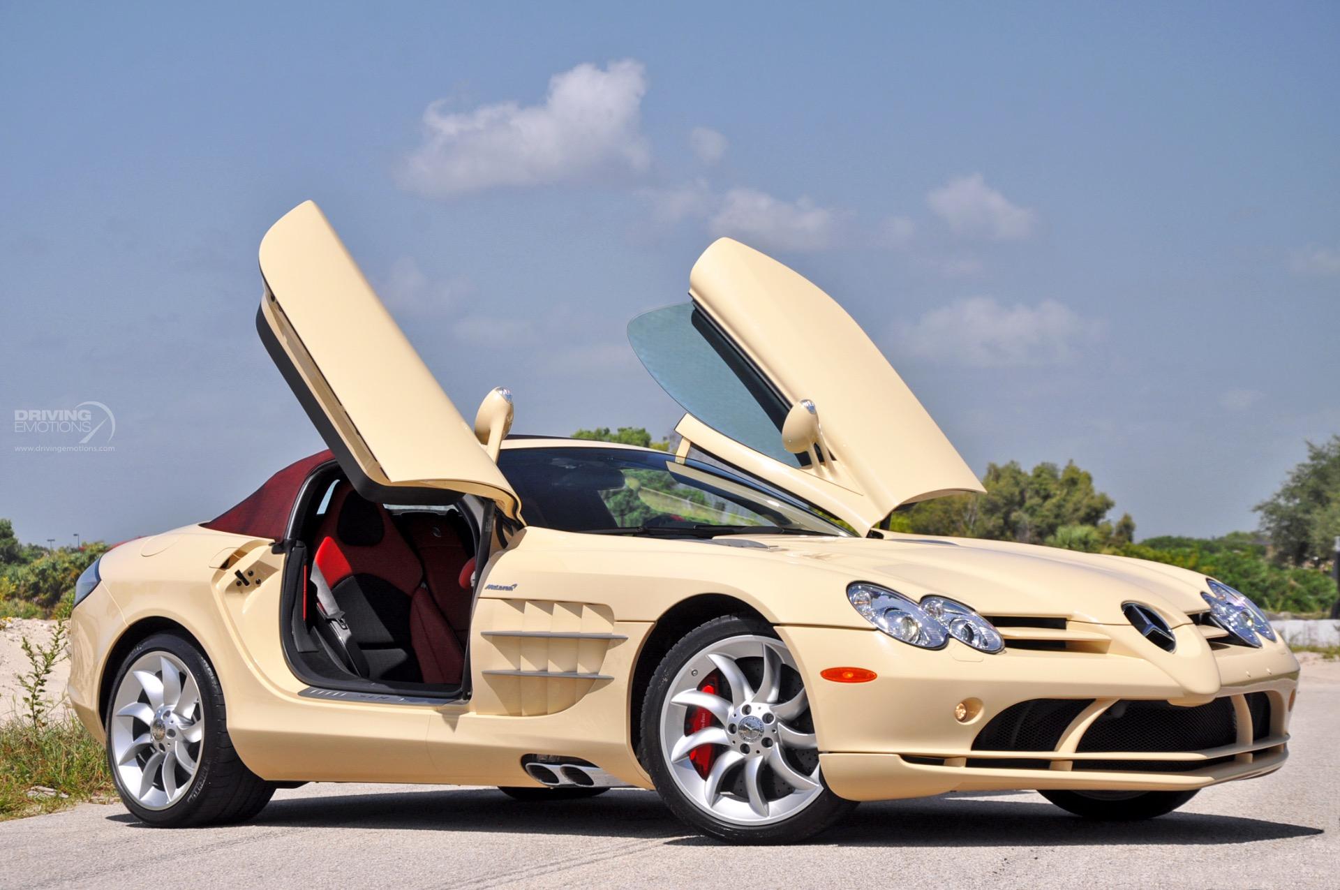 Beige 2009 Mercedes SLR McLaren Roadster Is One Of A Kind, Thankfully