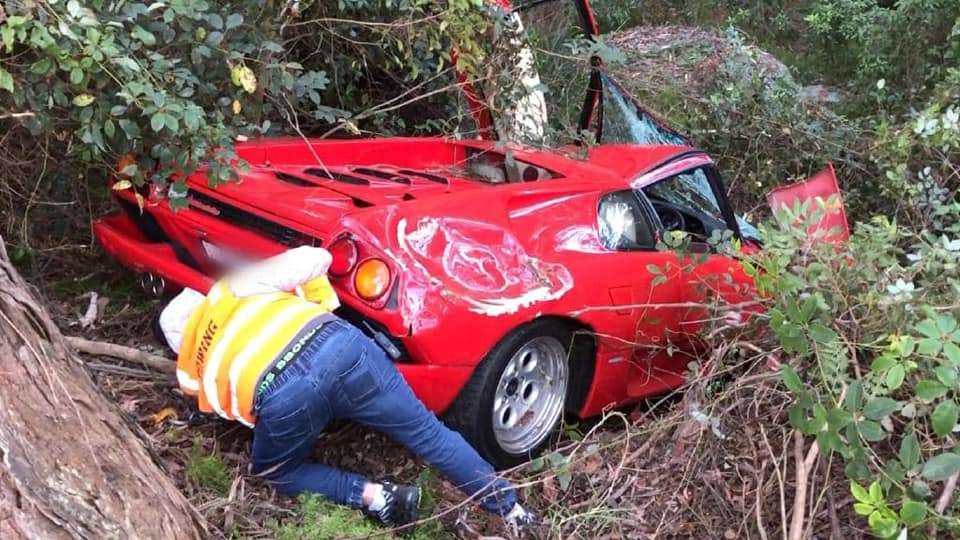 That Was Fast: Lamborghini Diablo Ends Up In A Ditch Shortly After Being Bought