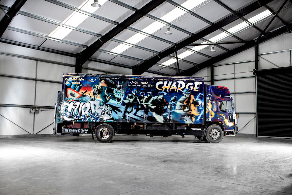1998 Volvo FL6 Truck Painted By Banksy Could Sell For $2 Million