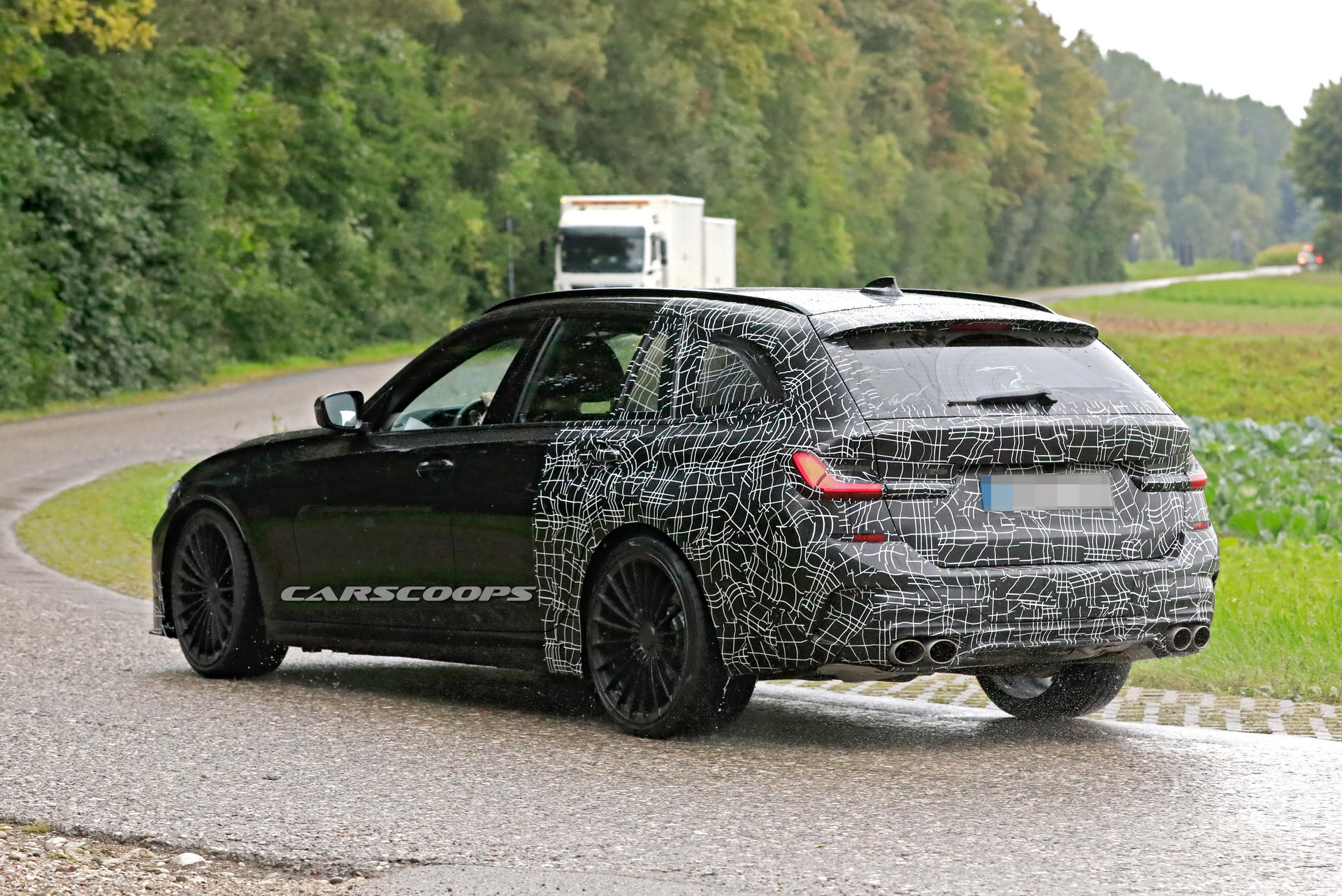 Frankfurt-Bound Alpina B3 Touring Spied Undergoing Tests