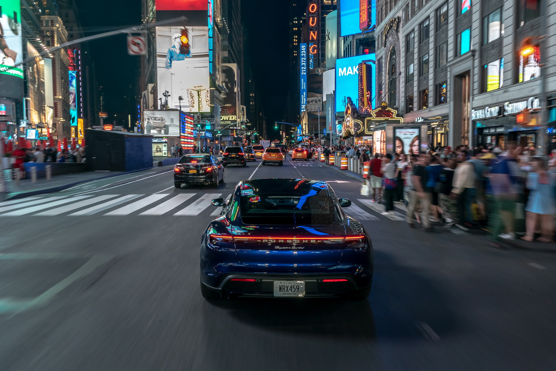 Porsche Taycan Makes 408-Mile Journey From Niagara Falls To NYC