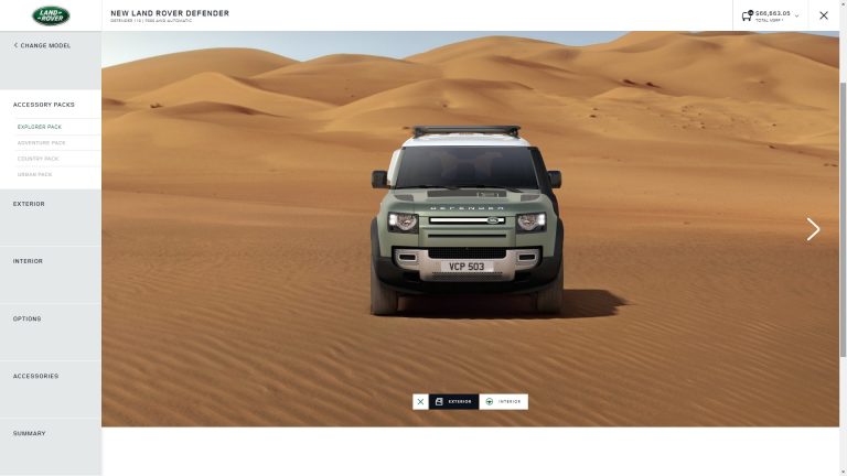Build And Show Us Your Perfect 2020 Land Rover Defender With The ...
