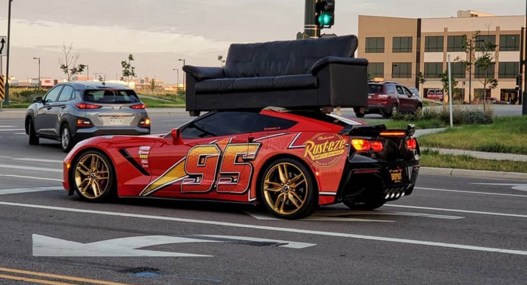  Moving House? The C7 Corvette Can Double As A Couch Transporter