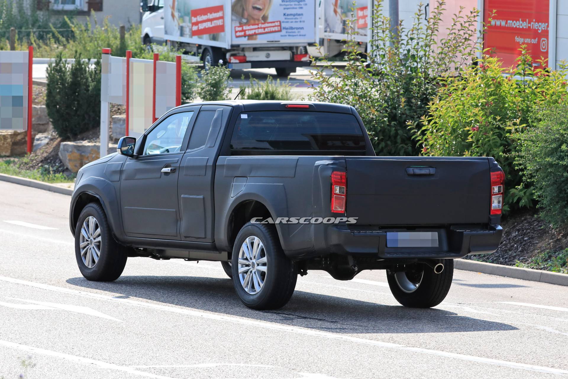 2020 Isuzu D-Max Spotted Testing Extended Cab Body