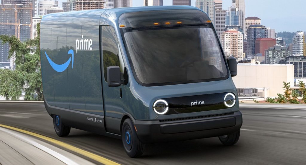  Amazon Places Order For 100,000 Electric Delivery Vans From Rivian