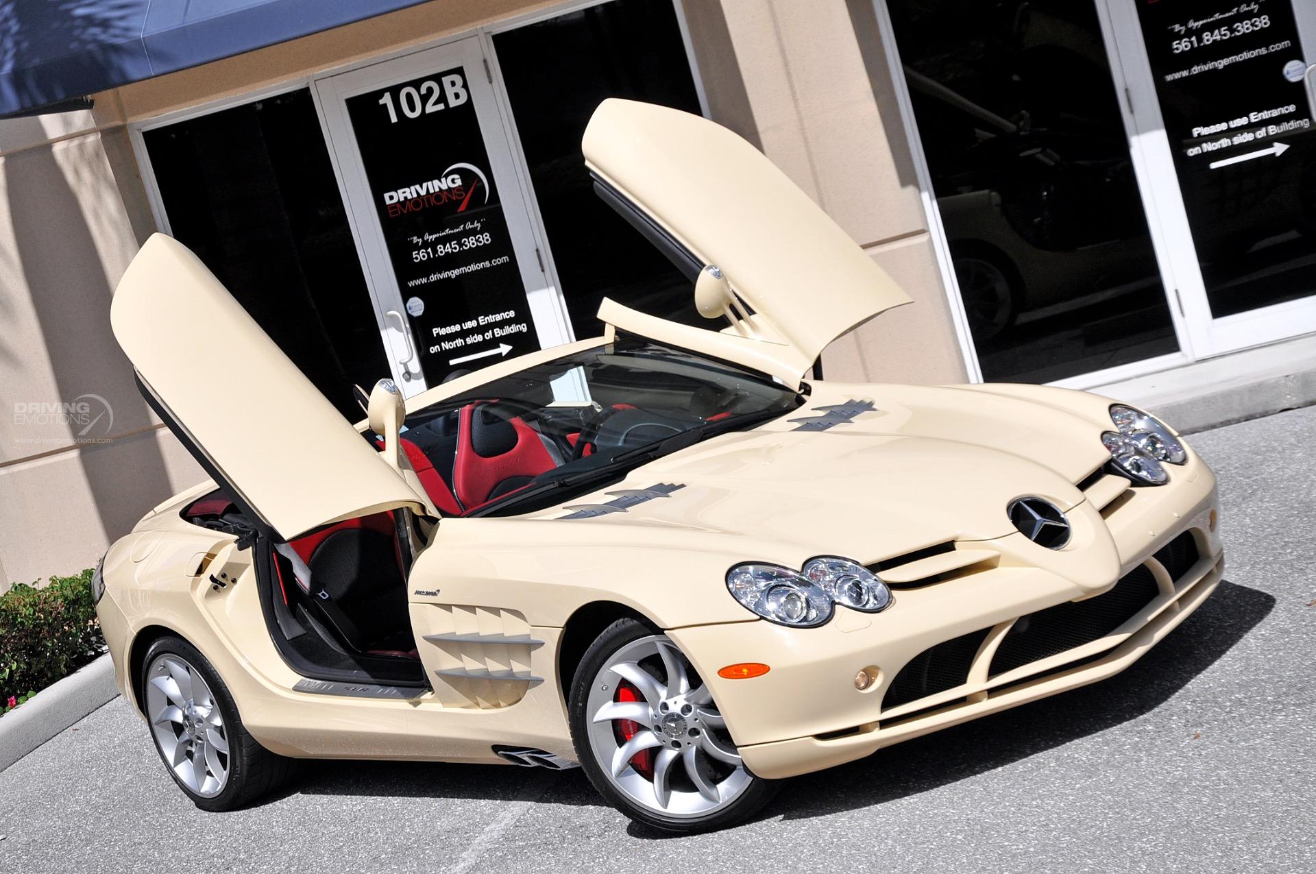 Beige 2009 Mercedes SLR McLaren Roadster Is One Of A Kind, Thankfully