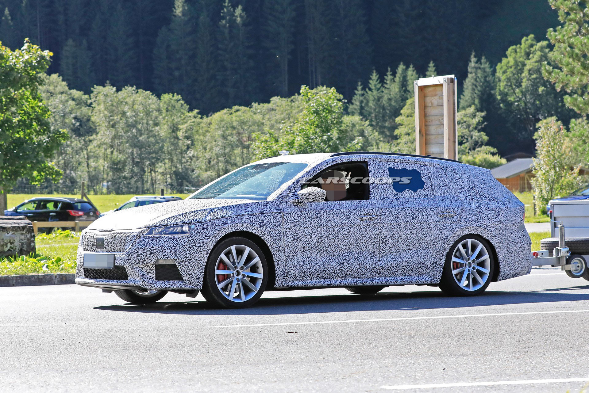 2021 Skoda Octavia Combi RS Spied And Crashed Within A Matter Of Minutes