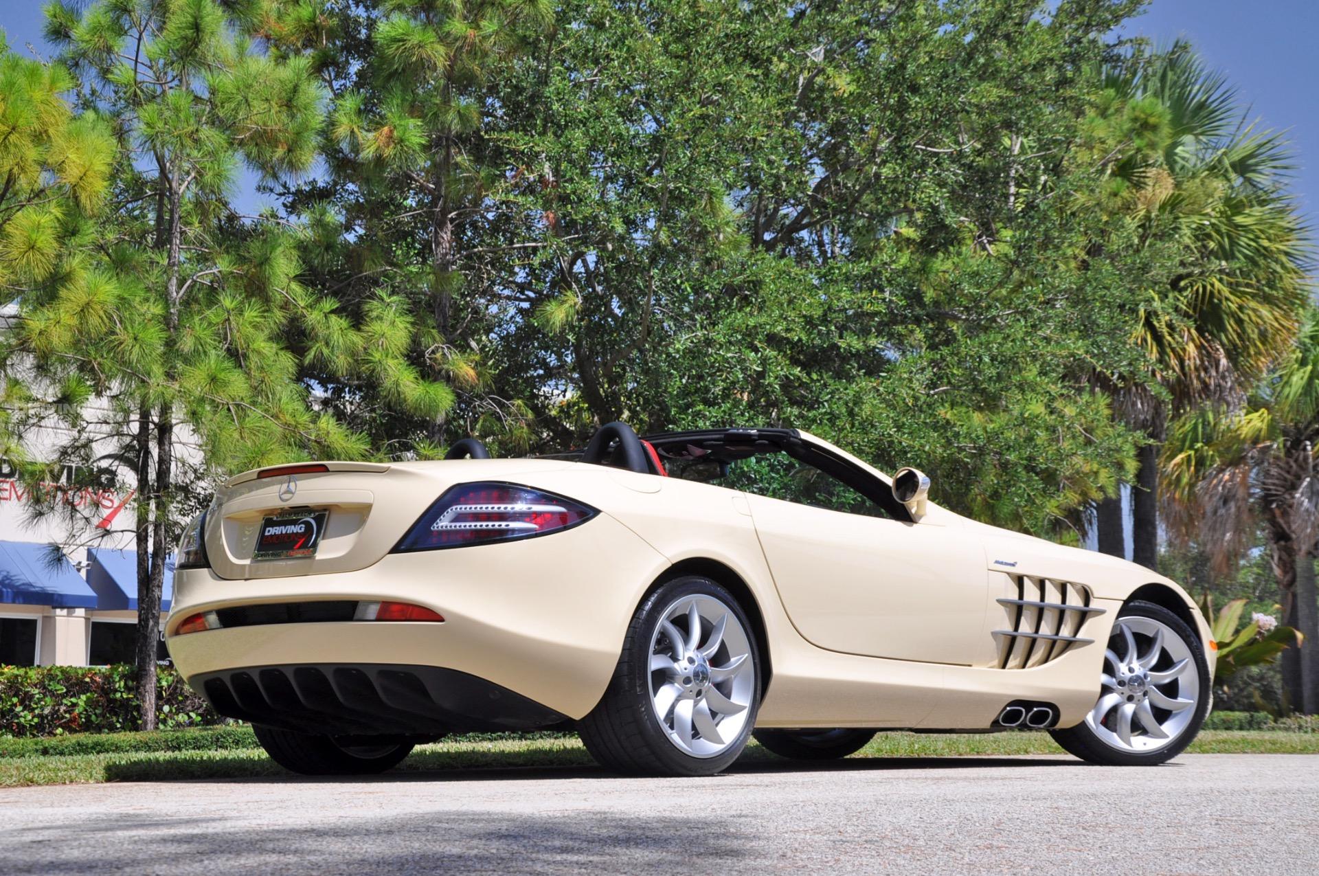 Beige 2009 Mercedes SLR McLaren Roadster Is One Of A Kind, Thankfully