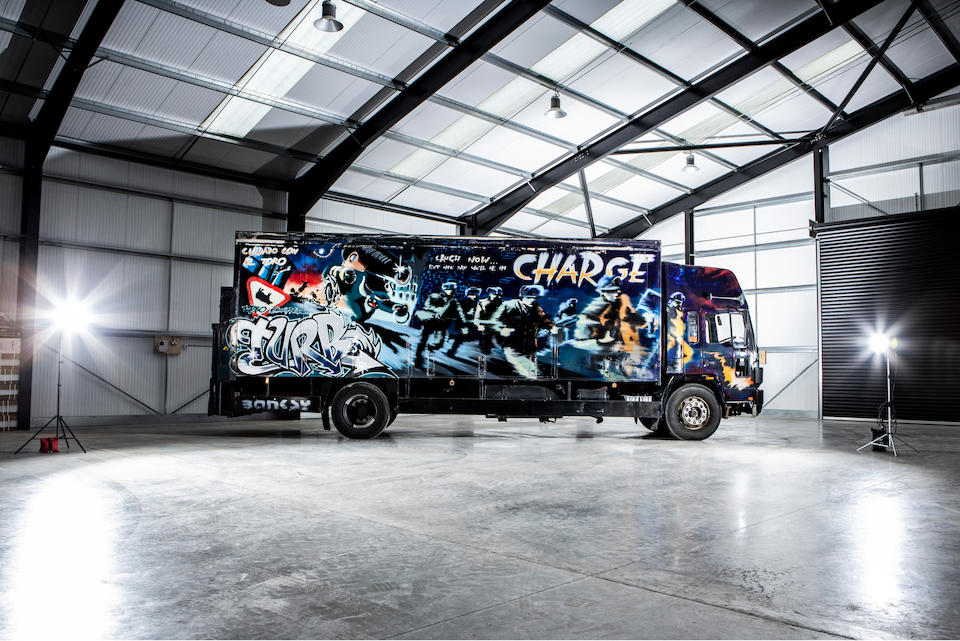 1998 Volvo FL6 Truck Painted By Banksy Could Sell For $2 Million