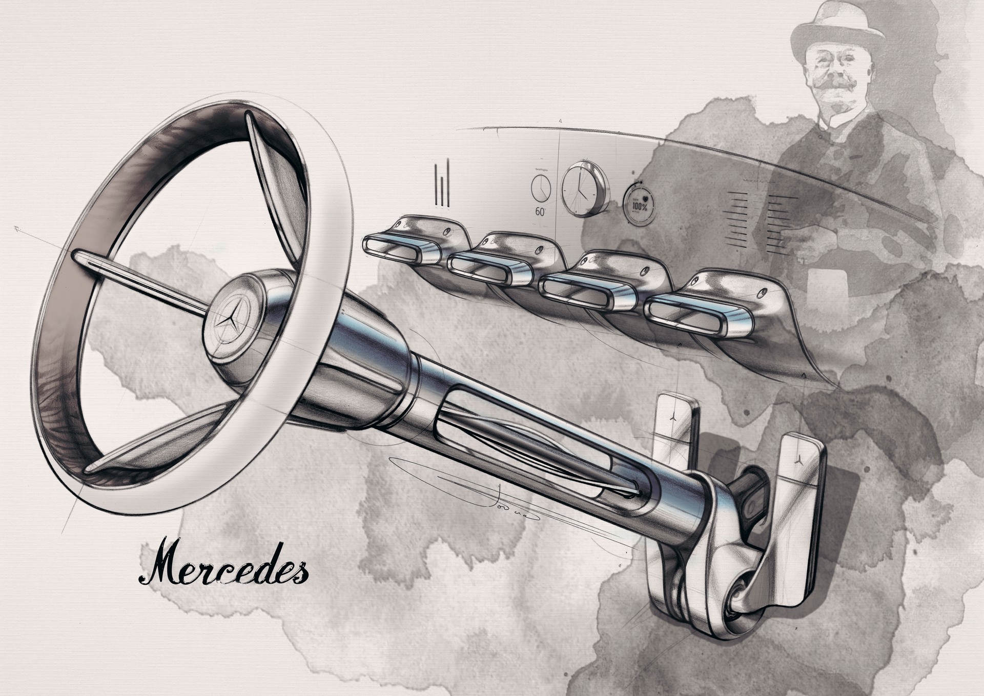 Mercedes Simplex Concept Is A Retro-Inspired Roadster With A Futuristic Twist