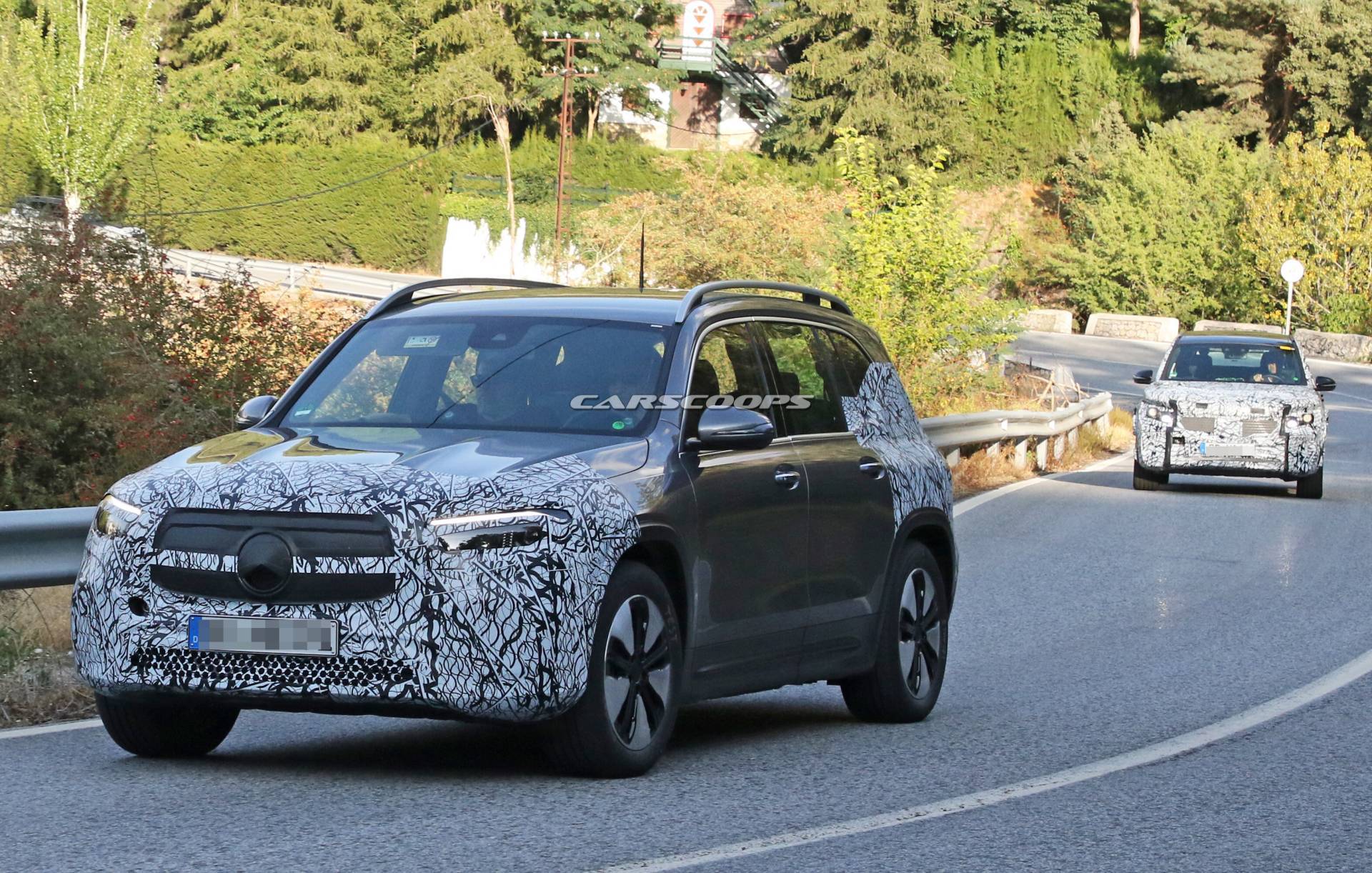 2020 Mercedes EQB EV Shows More Of Its GLB-Sourced Body