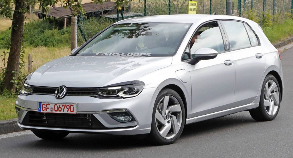  2020 VW Golf Drops Almost All Camo In GTE Plug-In Hybrid Guise