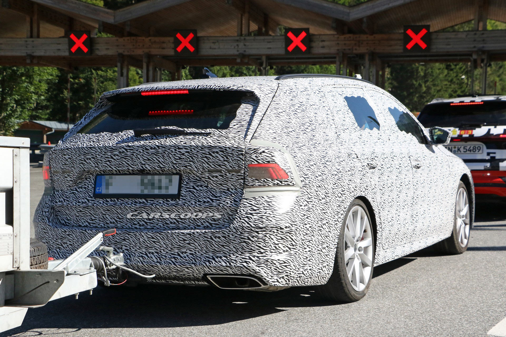 2021 Skoda Octavia Combi RS Spied And Crashed Within A Matter Of Minutes