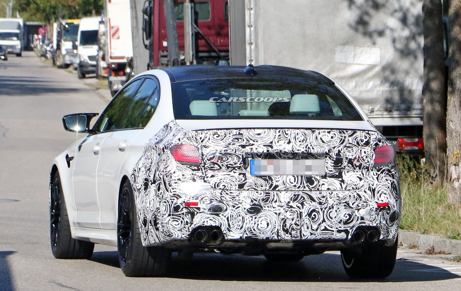 2021 BMW M5 Facelift: Super Sedan Provides A Peek At Its New Headlights, No Gaping Grille