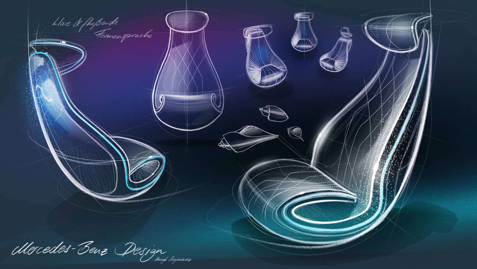 New Mercedes-Benz EQS Study Reveals Futuristic, Lounge-Like Interior