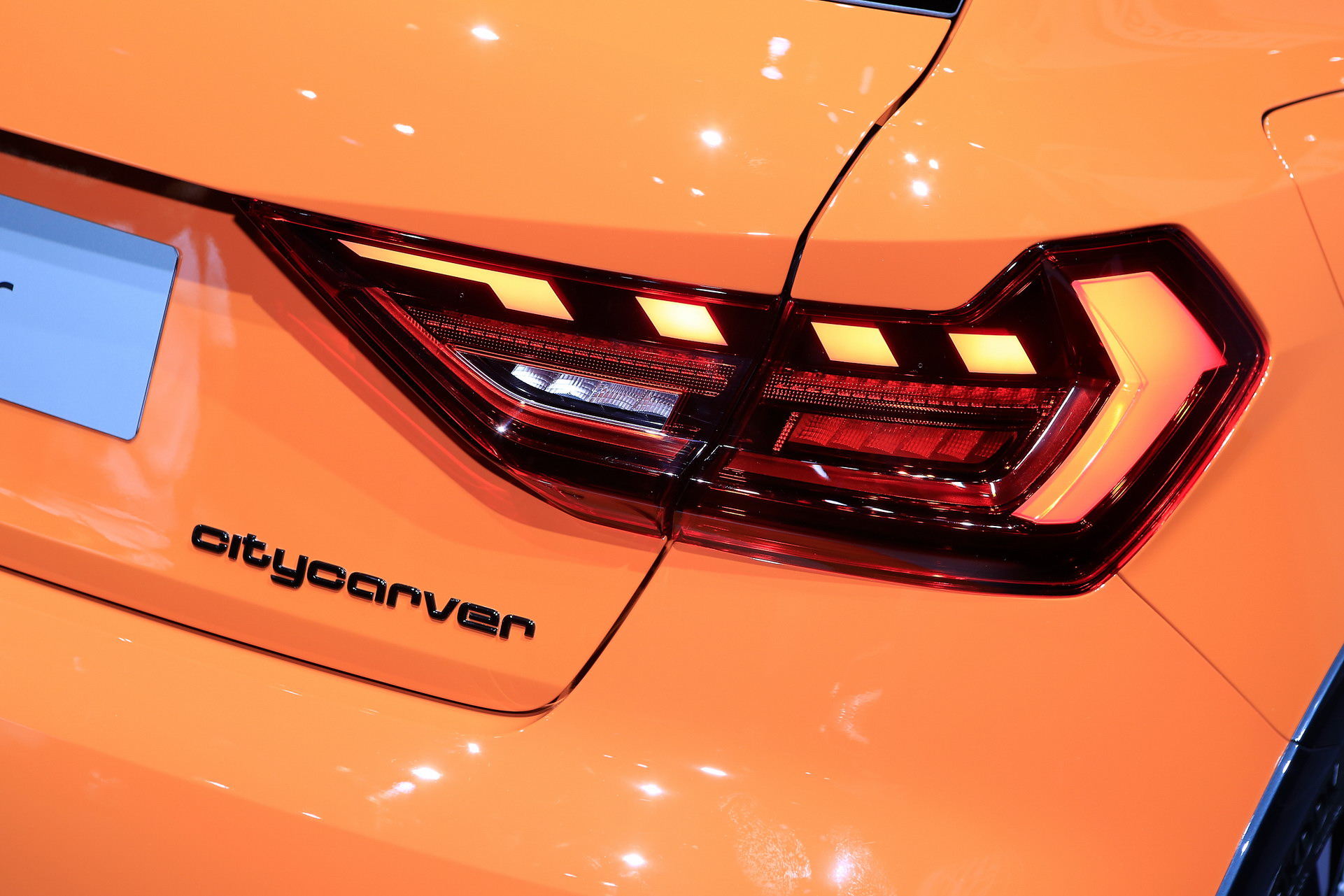 Audi A1 Citycarver Cuts A Dash In Frankfurt With Bright Orange Paint Job
